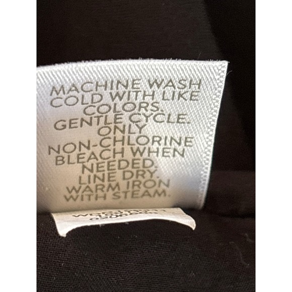 J. Jill Women's Size Large Black Floral Faux Wrap Ruffle Sleeveless Maxi Dress - Picture 8 of 13